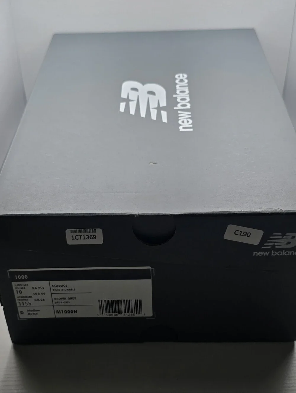 New Balance 1000 Metallic Silver Mesh Sneaker Mens 10 Womens 11.5